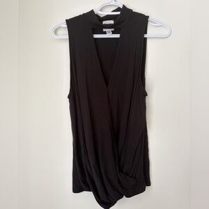 Michael Stars for Anthropologie Black Sleeveless Tank Top